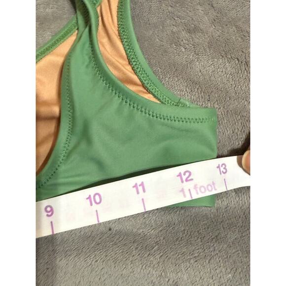 NWT J.Crew Heritage Scoop Neck Bikini Top Venetian Sage Green Size Medium - Picture 6 of 6
